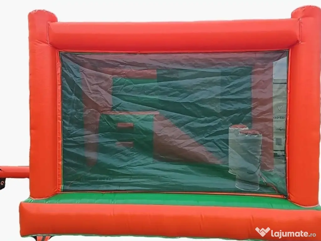 Tobogan gonflabil cu trambulina, nou, profesional din pvc