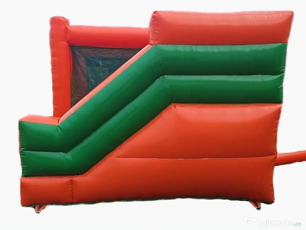 Tobogan gonflabil cu trambulina, nou, profesional din pvc