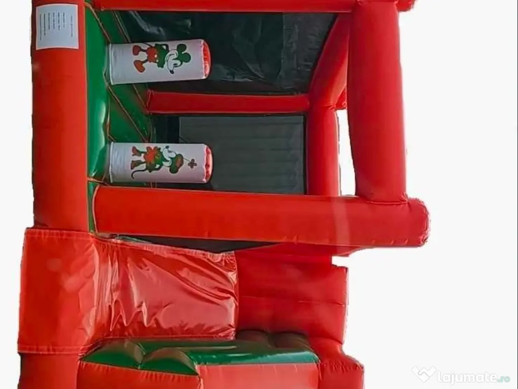 Tobogan gonflabil cu trambulina, nou, profesional din pvc