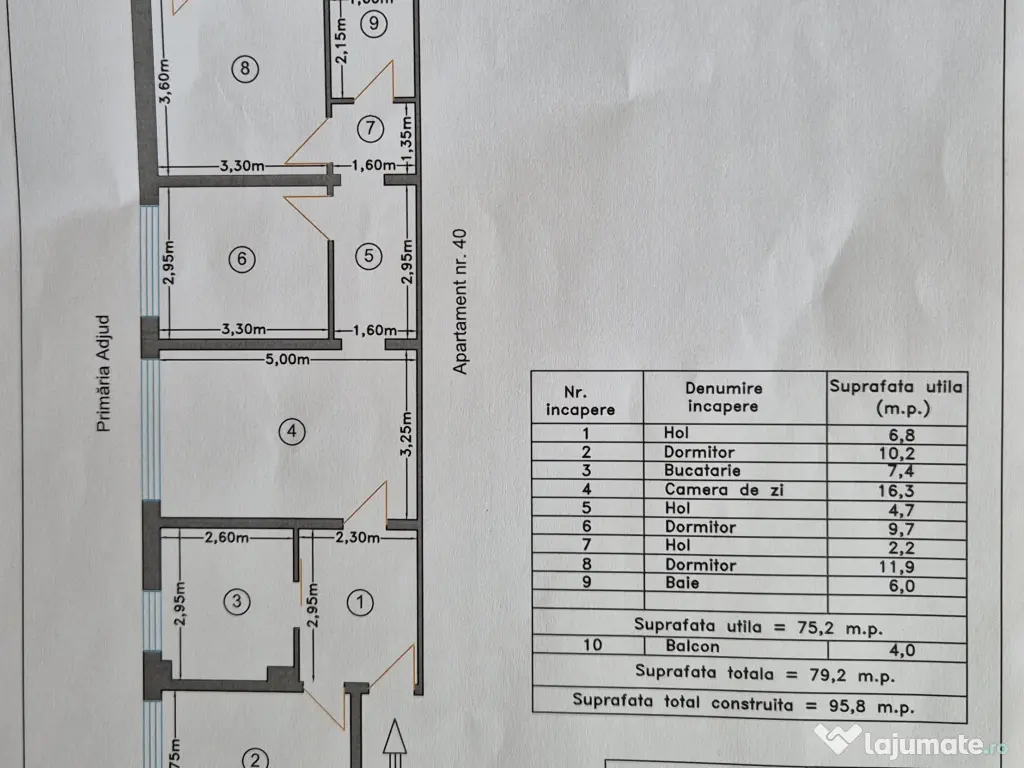 Apartament 4 camere str. Libertatii