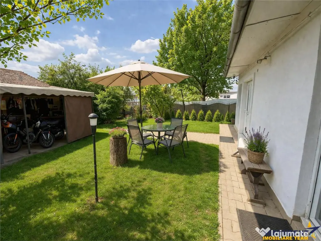 Casa cu 650 mp teren,zona linistita,curte verde,potential ex