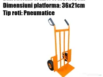 Carucior Transport Liza Platforma 200kg Cutii Colete Butoaie + LIVRARE GRATUITA