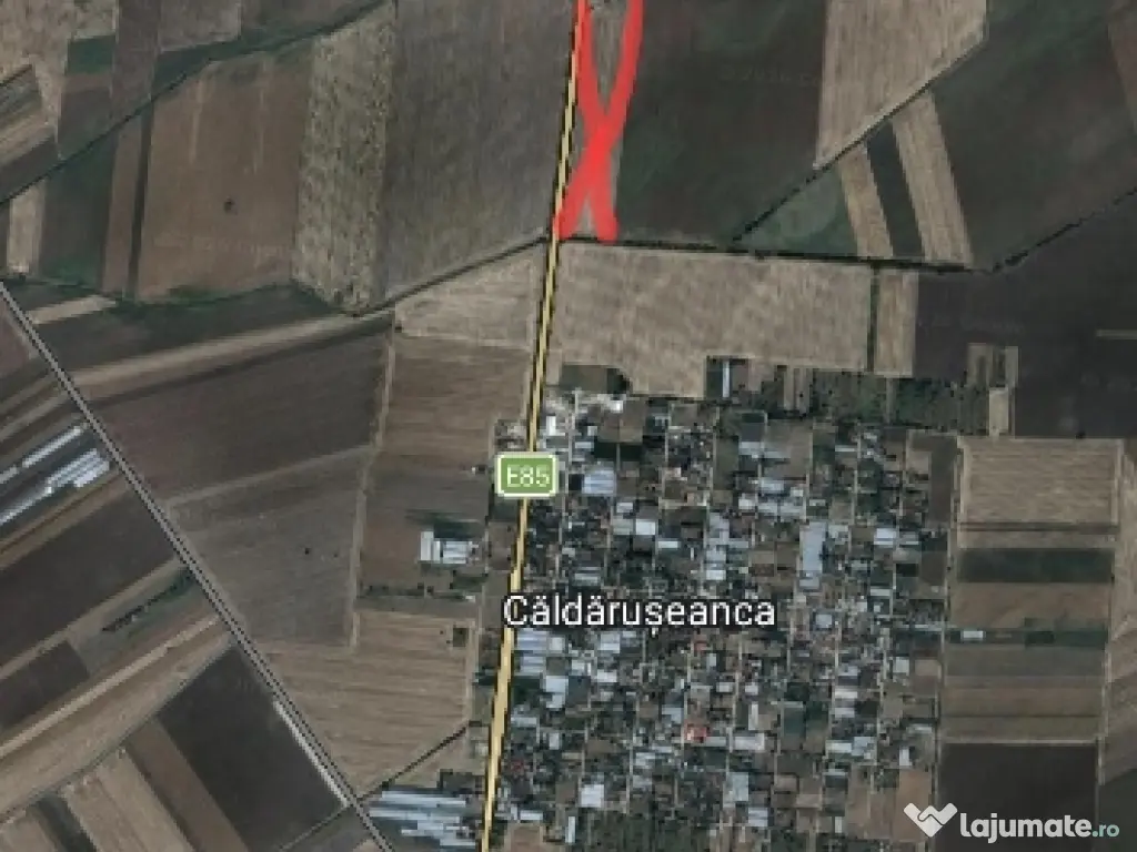 Inchiriez teren 5,2 ha pe E85 Buc-Bz km 75, dubla deschidere