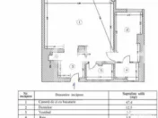 Apartament 2 camere 77 mp -2 grupuri sanitare | Blv Unirii 