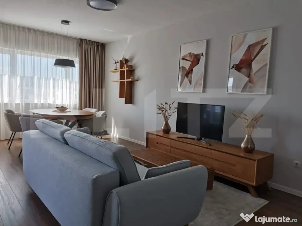 Apartament cu 2 camere, decomandat, 60 mp, parcare subterana