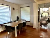 Casă individuală mobilată în stil scandinav și curte am 