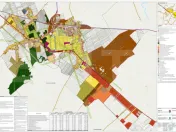 ???? Teren intravilan 19.650 mp, 65 ml deschidere – 3 acce 