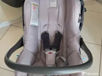 Scoica auto Inglesina cu baza fixa, insert nou nascut 