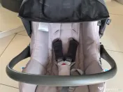 Scoica auto Inglesina cu baza fixa, insert nou nascut 