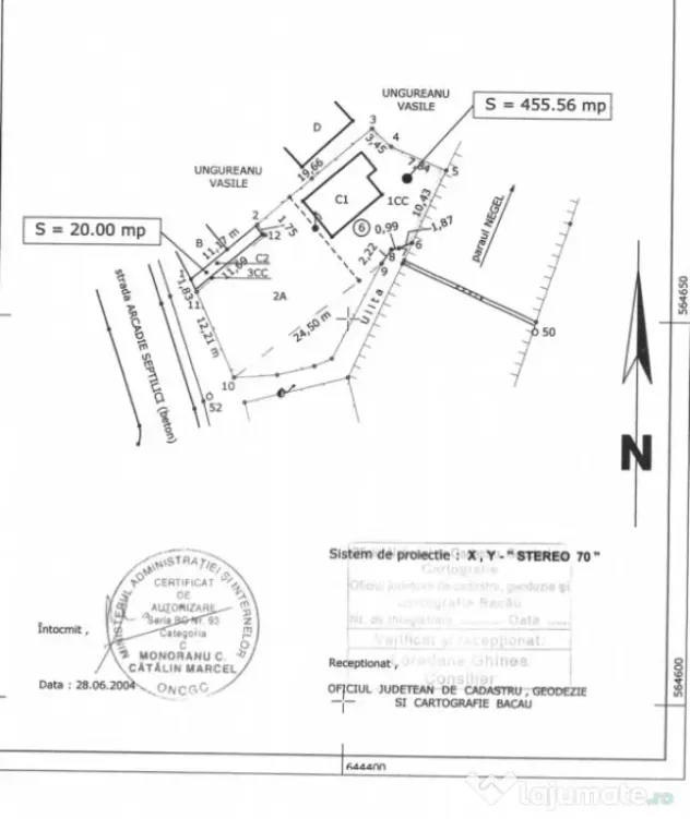Teren Arcadie Șeptilici 455mp