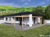 Casă individuală, view panoramic, 105 mp, teren 650 mp, Ch 