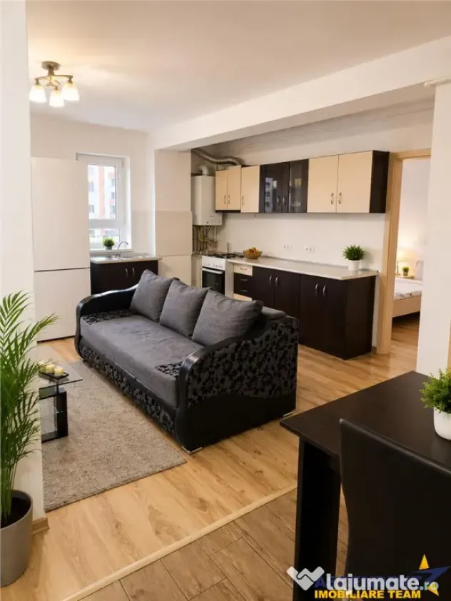Apartament 2 camere, decomandat, etaj1, mobilat, utilat, par