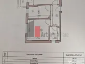 Apartament cu 2 camere de vanzare -Pacii-cu centrala-mobi... 