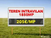Teren 1850 mp 2 fronturi stradale de 19mp Moșnița Veche 