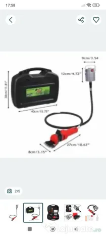 Mașină de tuns oi pe cardan