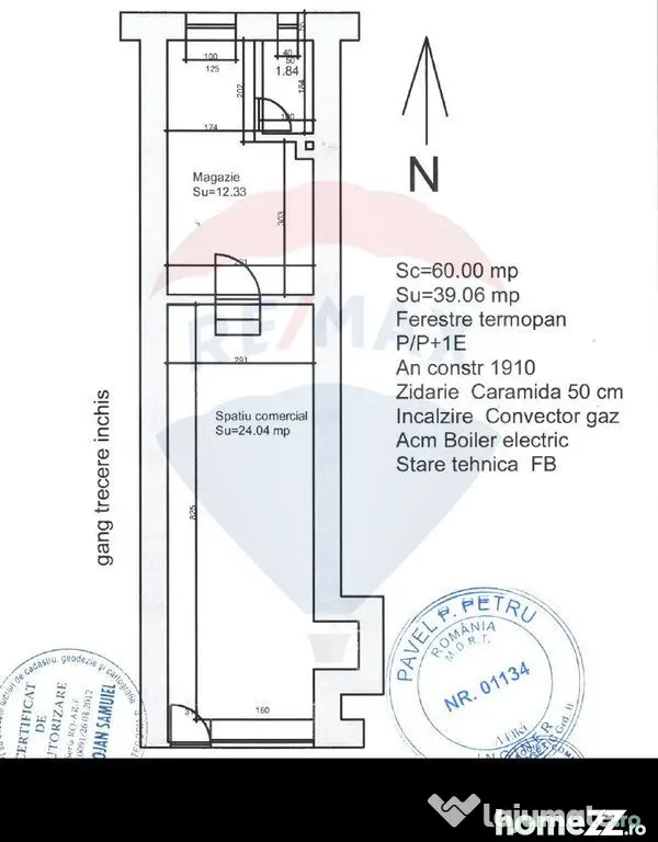 Spațiu comercial de vânzare, 39 mp, în zona Ultracentral