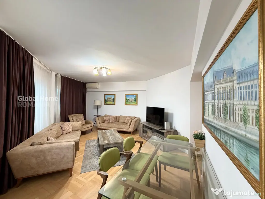 Piața Romană | Apartament 3 Camere | 3 Balcoane | 3 Băi |