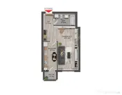 Garsoniera cu balcon si parcare de in Selimbar zona Brana 