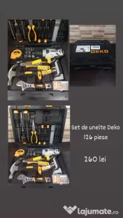 Set unelte Deko 126 piese 