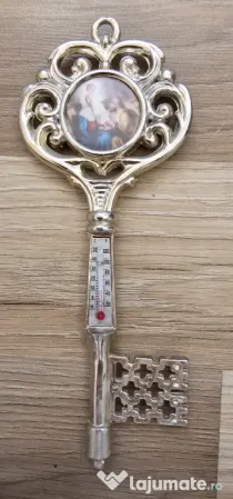 Cheie ornamentala din import cu termometru functional