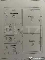 Casa nemobilata, 70 mp, zona Balcescu 