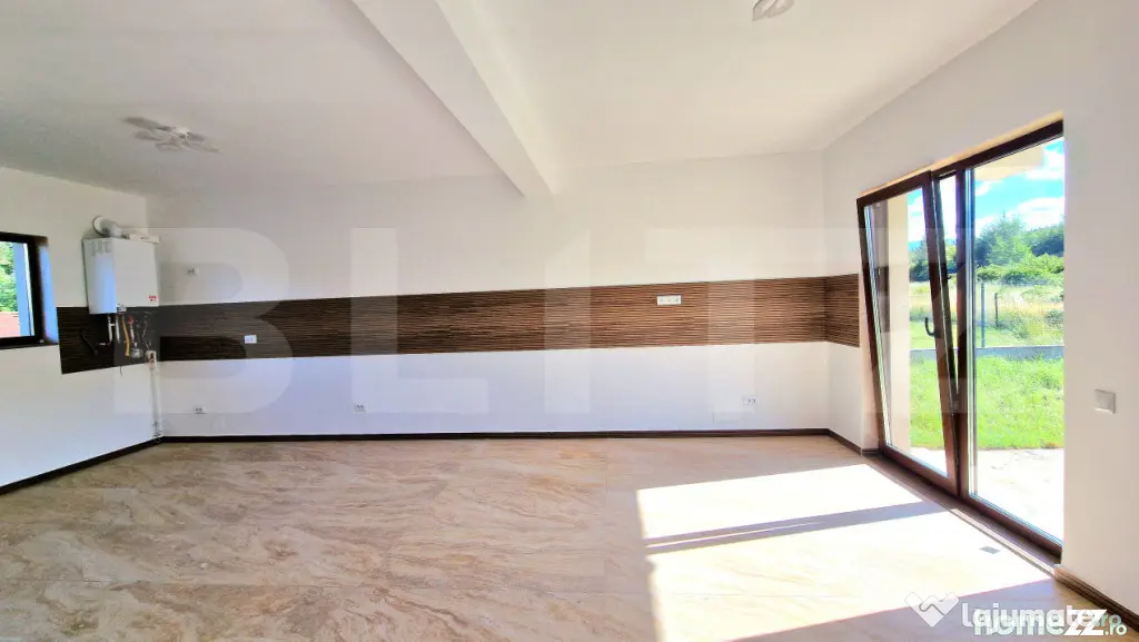 Casa individuala 110 mp utili, 400 mp teren, finisata modern