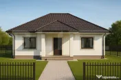 Casa individuala cu 4 camere,pe un nivel, 840 mp teren,Valea 
