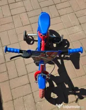 Bicicleta cu pedale, Spiderman, 12 ", varsta recomandata 3 ani+ 