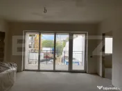 Apartament semifinisat, 3 camere, 2 băi, terasă și parcar 