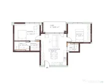 Apartament semifinisat, 3 camere, 2 băi, terasă și parcar