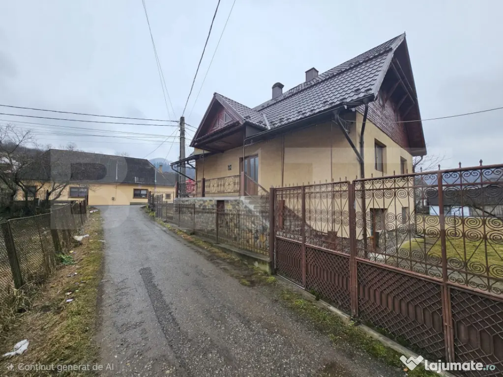 Casă spațioasă cu priveliște spre munte, în Gura Roșie