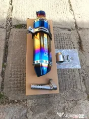 Toba SPORT MOTO / ATV AKRAPOVIC BLUE FLAME ! NOU 
