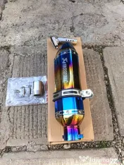 Toba SPORT MOTO / ATV AKRAPOVIC BLUE FLAME ! NOU 