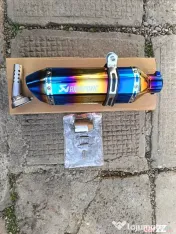 Toba SPORT MOTO / ATV AKRAPOVIC BLUE FLAME ! NOU 