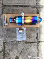 Toba SPORT MOTO / ATV AKRAPOVIC BLUE FLAME ! NOU 