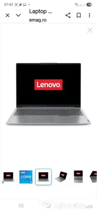Vând laptop Lenovo ThinkBook 