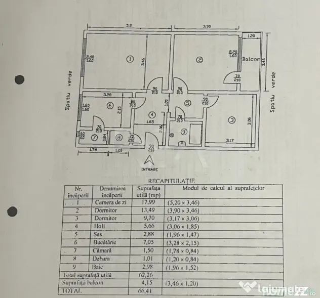 3 camere, centrala, anvelopat-Drumul Taberei
