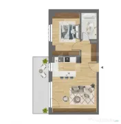 Comision 0 ! 2 camere, 54 mp, nZEB, Semifinisat, Dambul Rotu 