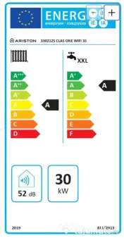 Centrala termica pe gaz in condensare Ariston Clas One WiFi, 35 kW, 