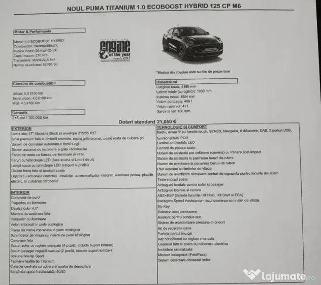 Ford puma in garantie