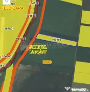 Teren de 8700 mp - extravilan - Bod, Brasov