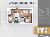 Apartament 3 camere spatios -5 min N.Teclu/Credit ipotecar 1 
