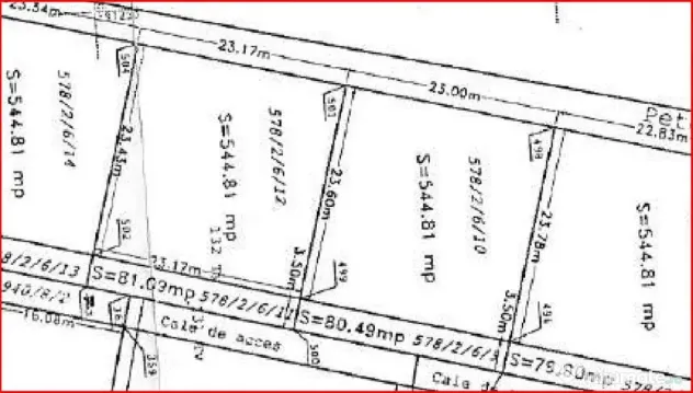 PANTELIMON-ȘOS.CERNICA, LOT 545 MP!