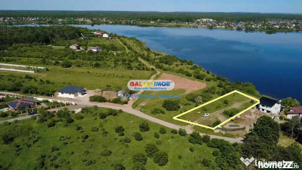 Teren intravilan 2100 mp deschidere lac Cernica