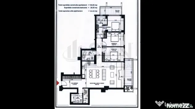 Apartamente 4 camere Aviatiei Bloc nou