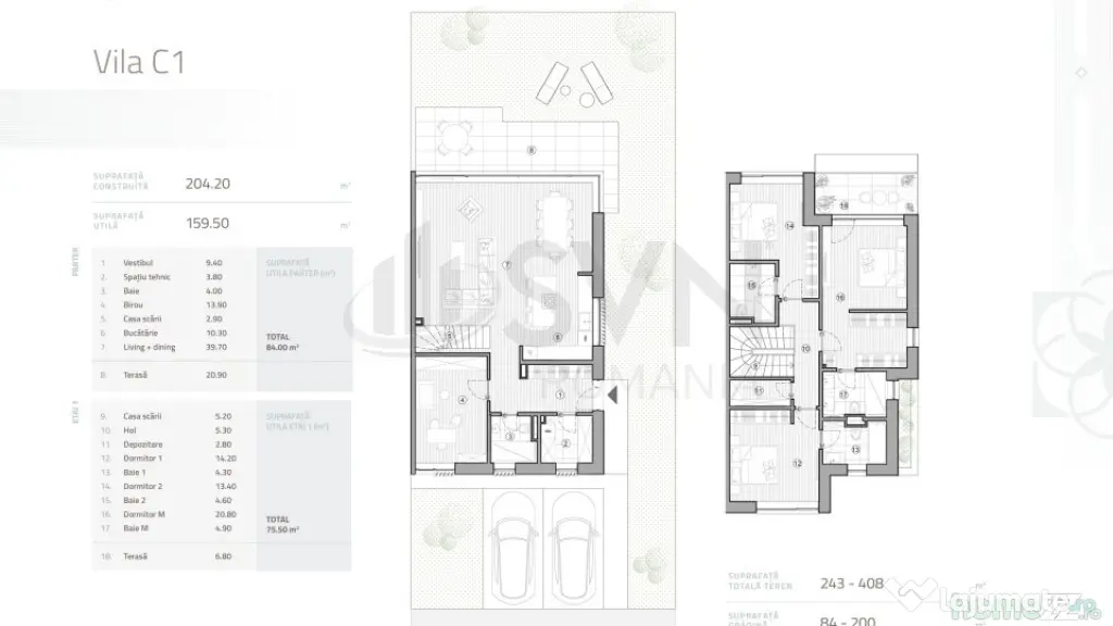 Pipera l Bellemonde Residence l Vila 5 camere 205 mp