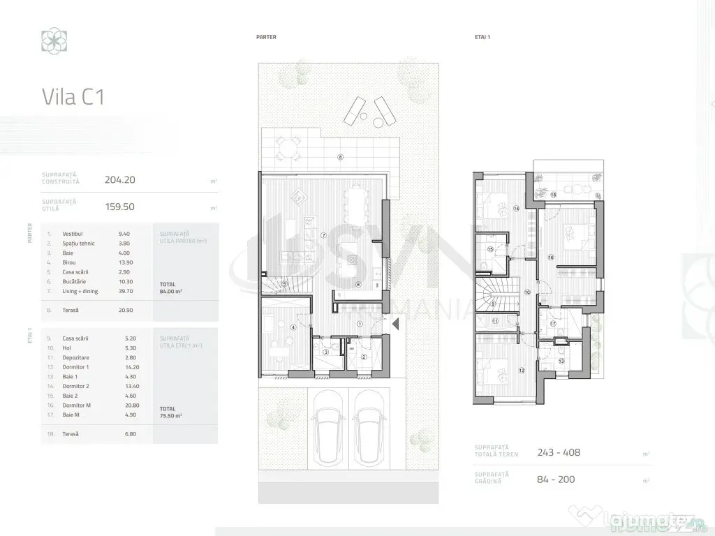Pipera l Bellemonde Residence l Vila 5 camere 205 mp
