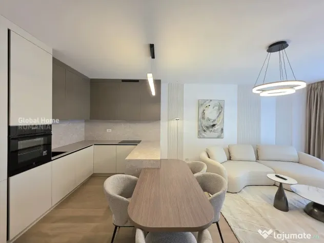 First Rent - Designer Finishes | 2 Rooms + Parking | Pipera