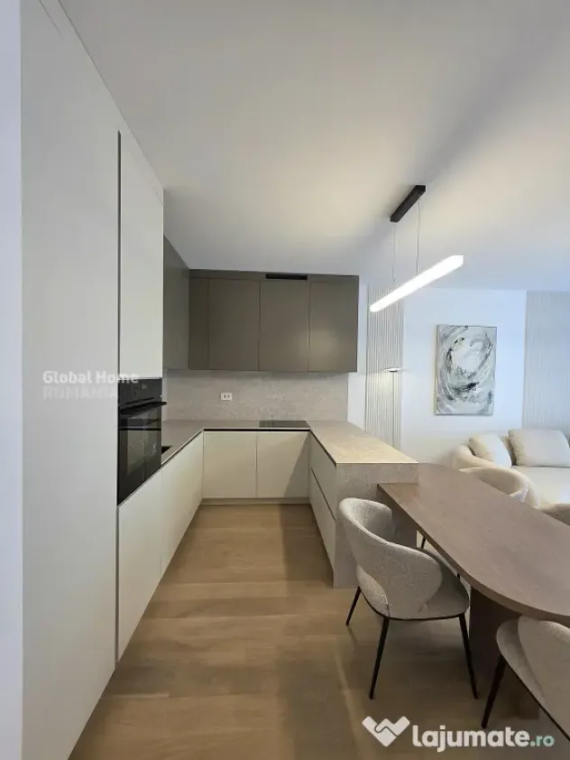 First Rent - Designer Finishes | 2 Rooms + Parking | Pipera