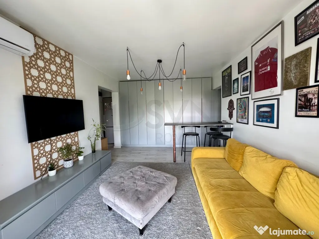 2 camere mobilat modern Constantin Brancoveanu